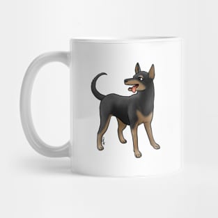 Dog - Xoloitzcuintli - Coated Brown and Black Mug